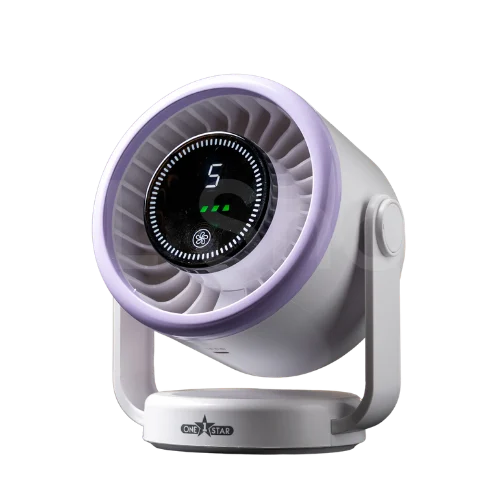 One Star 5000mAh Mini Fan OS-4000 price in Bangladesh with long battery backup, powerful airflow, multiple speed modes, USB charging, and portable design.